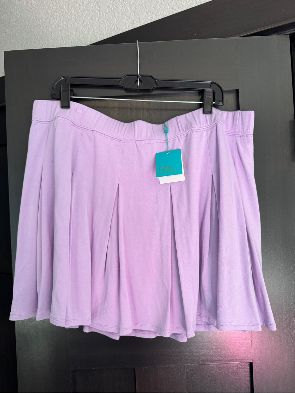 Posh Peanut 	
LAVENDER HAZE WOMEN'S FRENCH TERRY PLEATED SKORT - 2XL 16-18